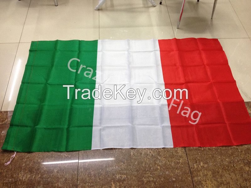 Polyester Flag 90*150cm #4 Italy National Flag