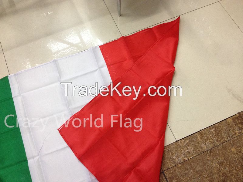 Polyester Flag 90*150cm #4 Italy National Flag