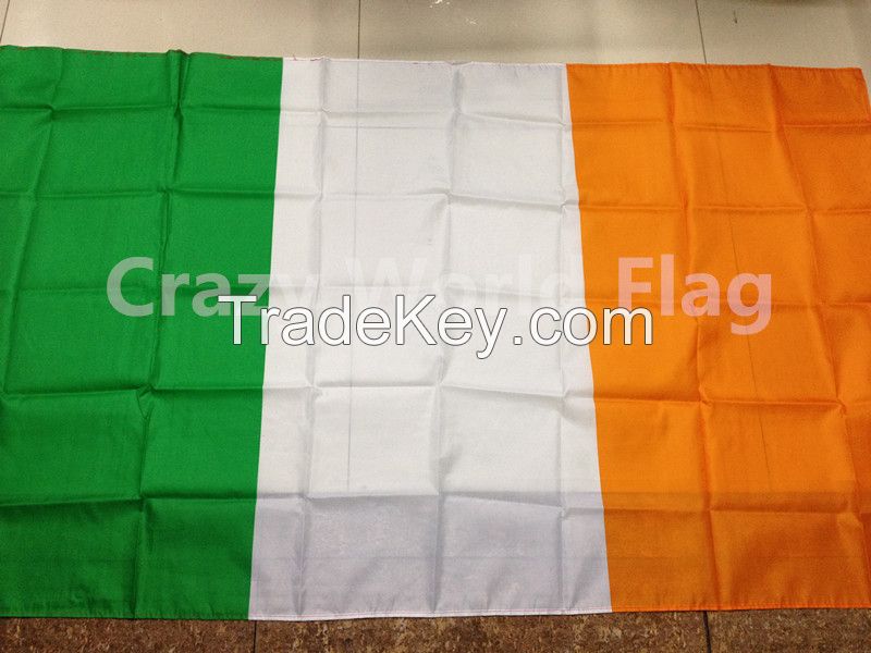 Polyester Flag 90*150cm #4 Ireland National Flag