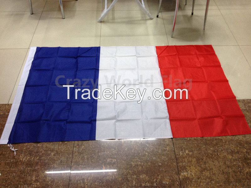 Polyester Flag 90*150cm #4 France National Flag
