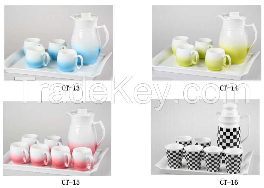 Jug ceramic sets for tea, Jug Bone China sets for milk, Jug sets