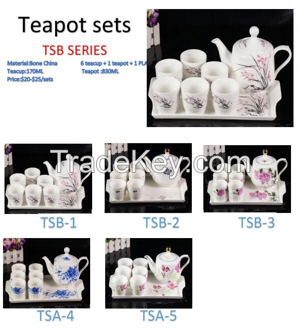Jug ceramic sets for tea, Jug Bone China sets for milk, Jug sets