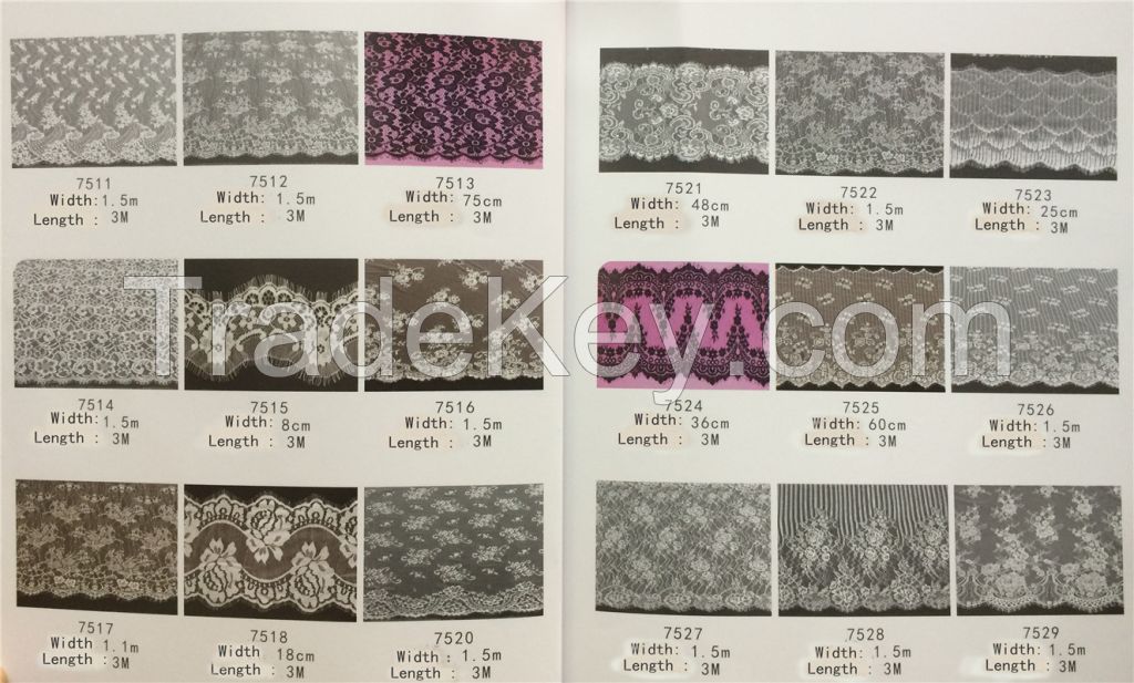 Good Elastic Eyelash Line Lace Fabric, Eyelash Cord Lace