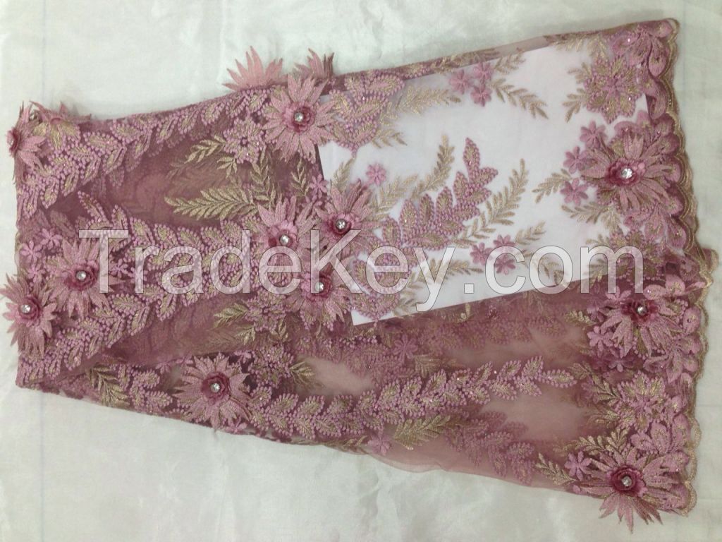 Diamond lace fabric, Sequins lace fabric. special lace fabric