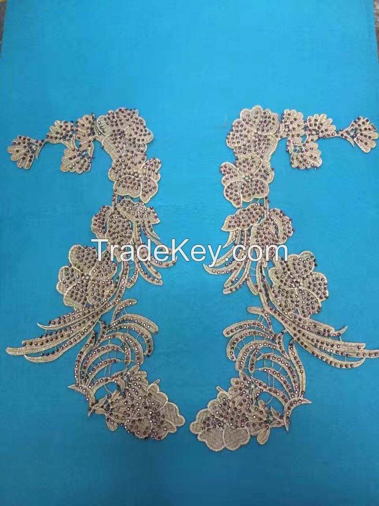 Bridal Pair Applique Motif