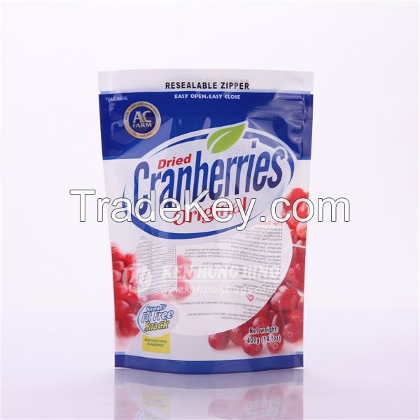 Hight Quality Customized Zip Lock Plastic Food Packaging Bags