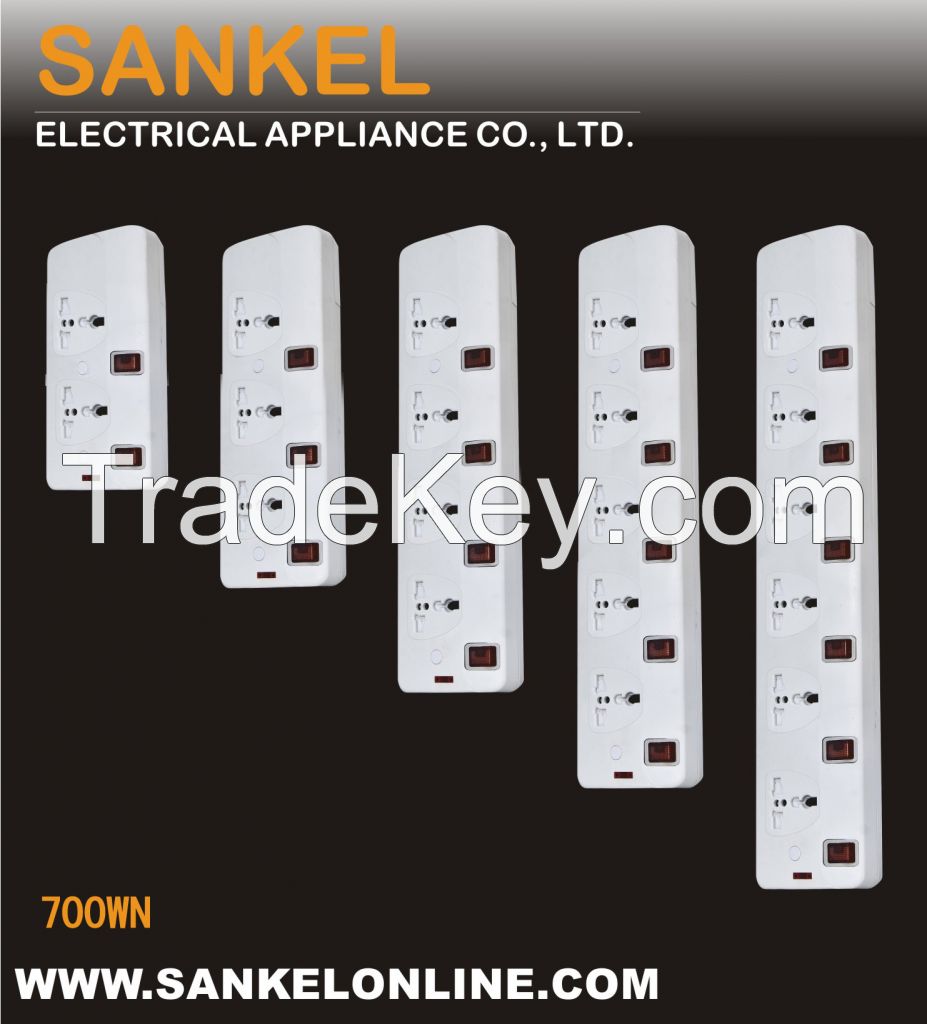 high quality extension socket IEC60884 standard, ESMA and SASO approve