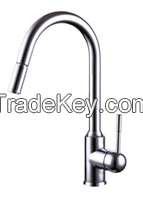 Bar brass faucet with side hand spray