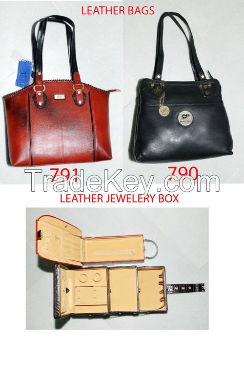 Leather ready made goods such as ladies purse,travel bags,wallets,shoes and belts