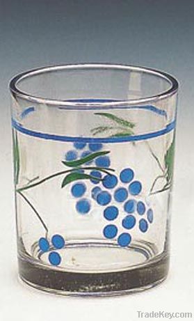 glass applique cup