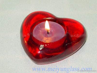 glass candle holder