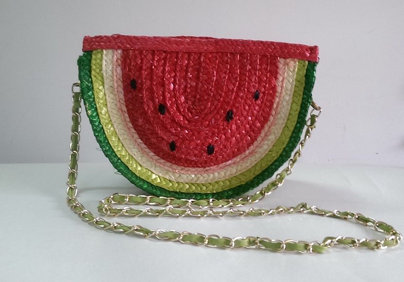 Wheat Straw Cross-body Bag