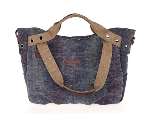 Canvas Shoulder Handbag