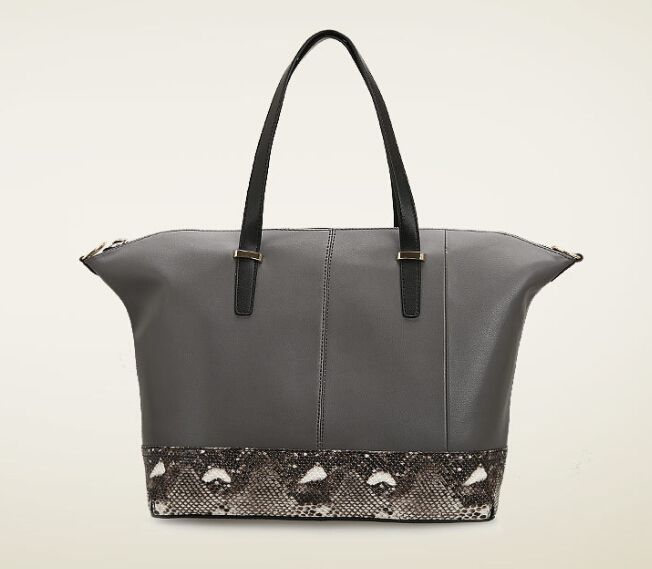 genuine Leather Top-zip Tote