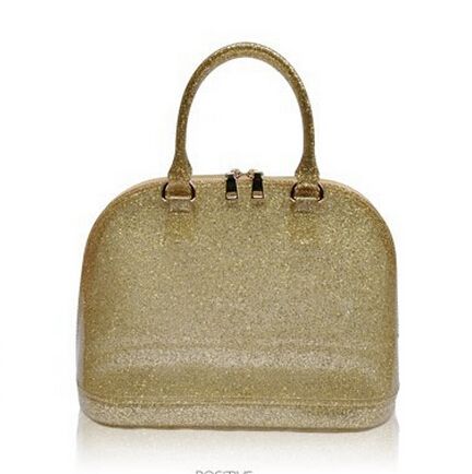 Candy color Jelly Shell shaped shoulder bags