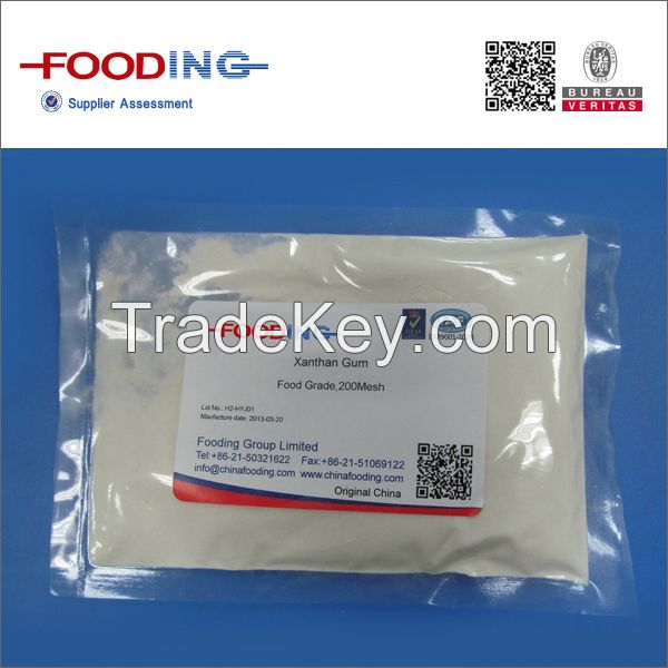 Halal Certified Food ingredients 80/200mesh e415 Xanthan Gumthickeners