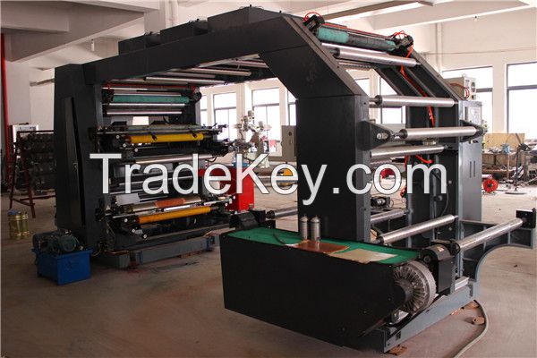 automatic high speed 4 colour flexo printing machine with high quality