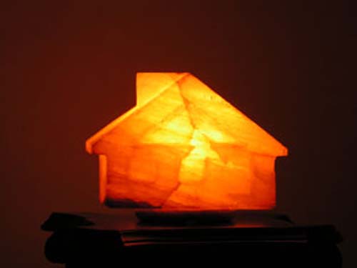 salt lamps and salt candle holders