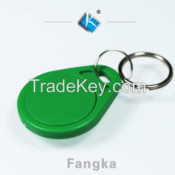 High quality HF S50/F08 printable RFID keyfob tags