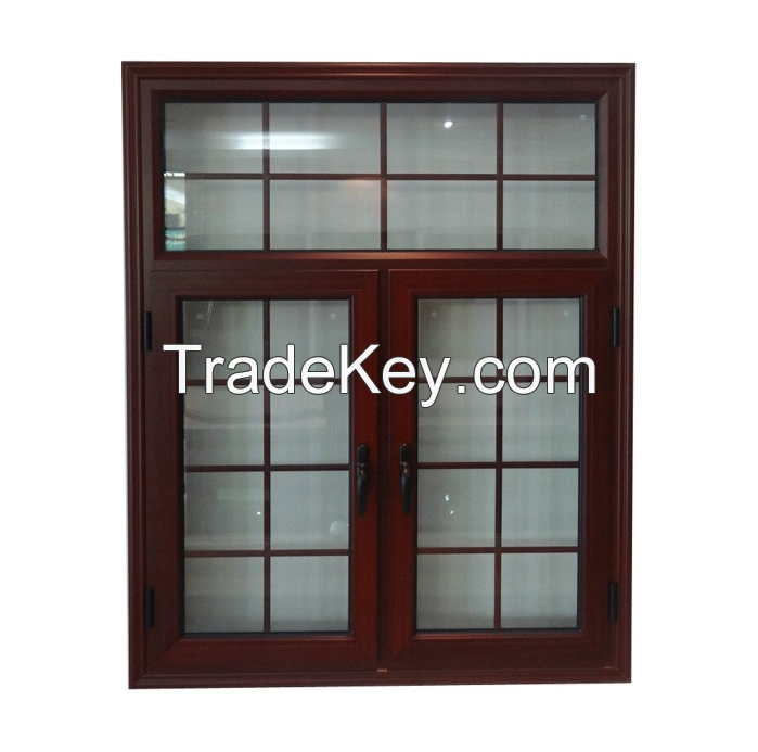 Aluminum casement window