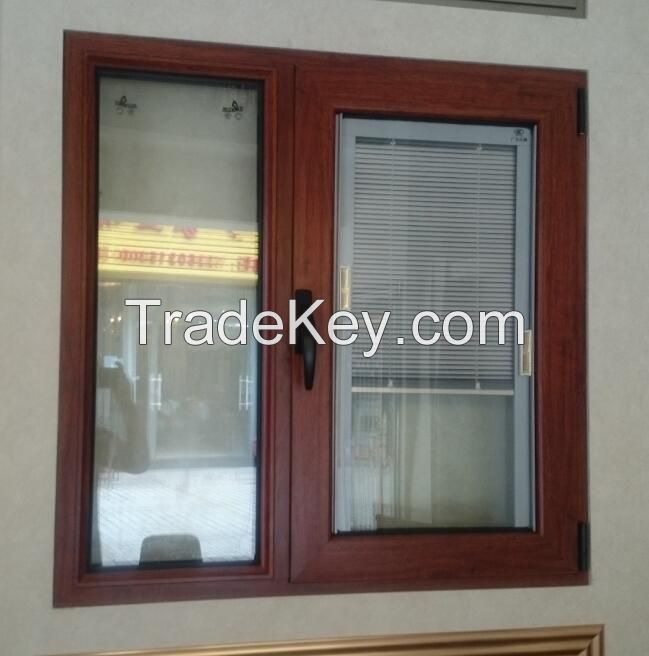 Aluminum casement window