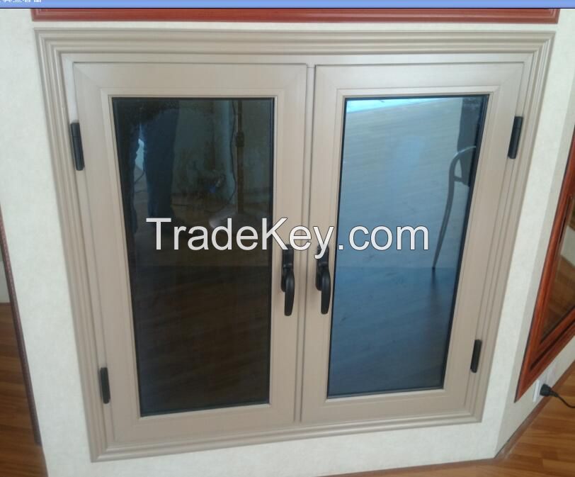 Aluminum casement window