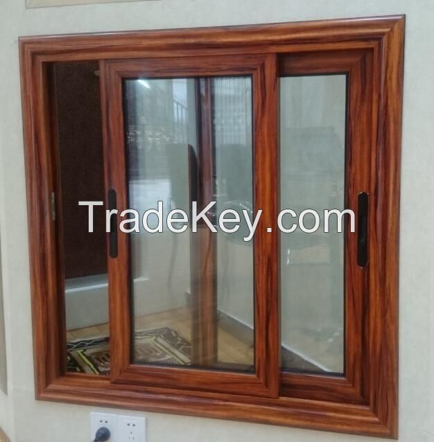 Aluminum sliding window