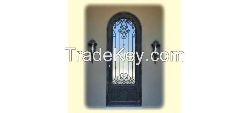 Iron entry doors