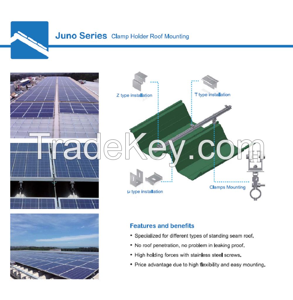 Juno Series Solar Mounting-- Aluminum Alloy