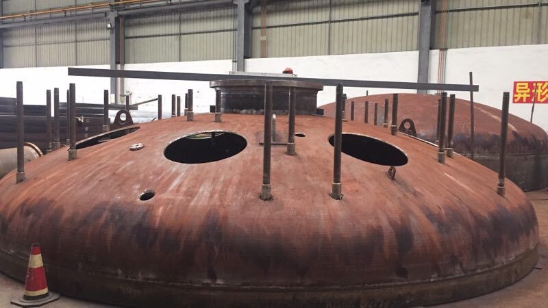 head plate for pressure vessels