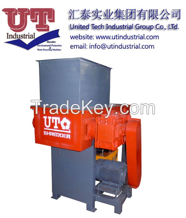 Multifuctional single shaft shredder / industrial waste recycling machine / scrap treatement equipment / one shaft shredder