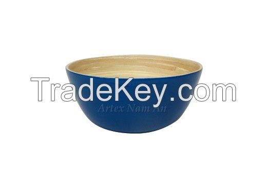 100% natural bamboo bowl