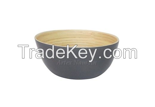 100% natural bamboo bowl