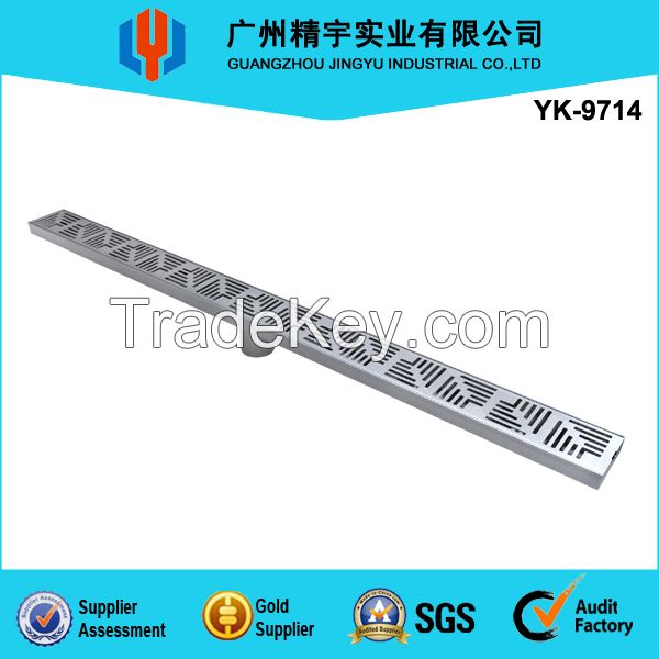 Stainless Steel shower floor channel drainage