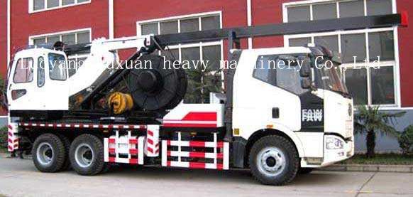 Multifunctional automobile rotary drilling rig