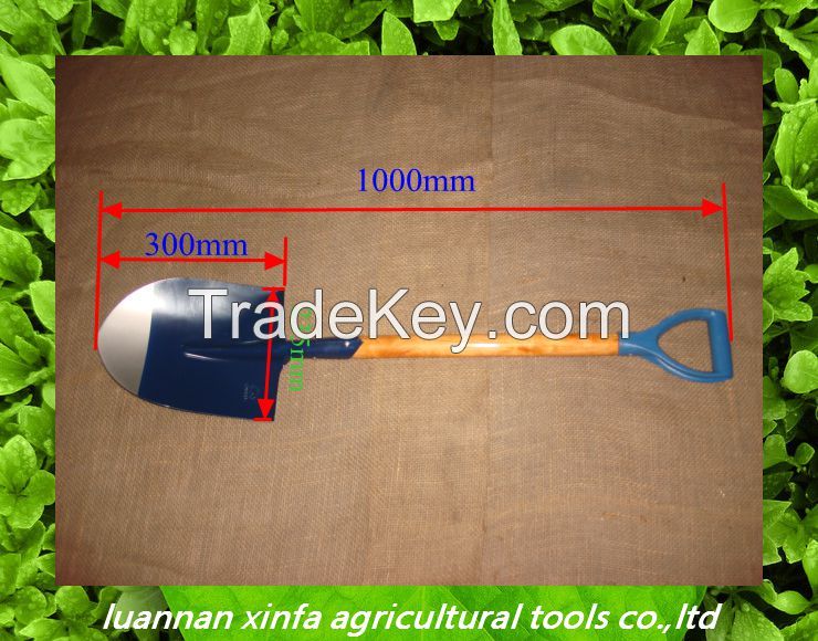 all types of steel shovel with wooden handle