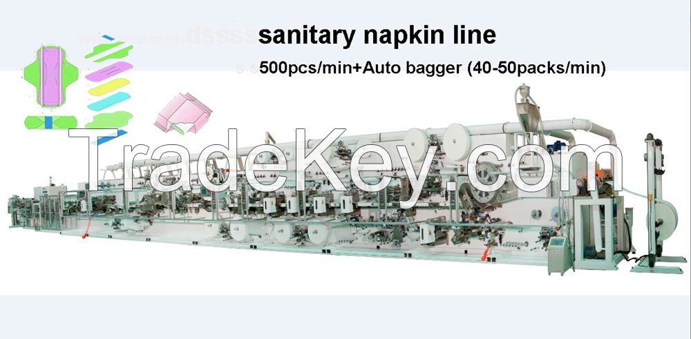 sanitary napkin line