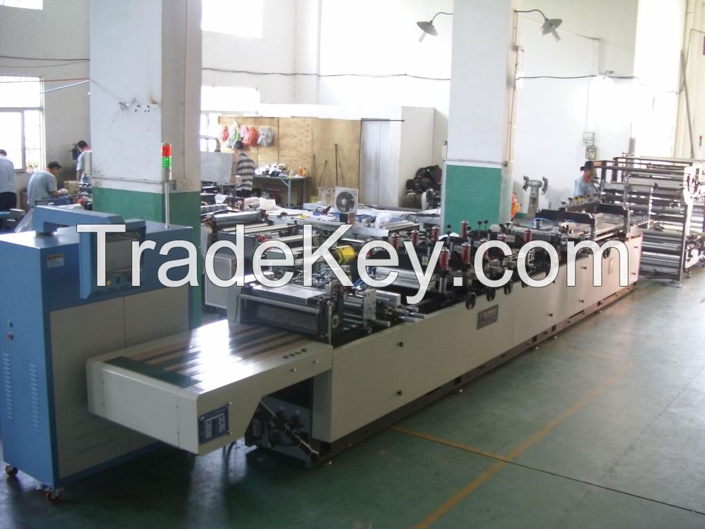 Central Sealing And Side Gusset Plastic Bag Making Machine