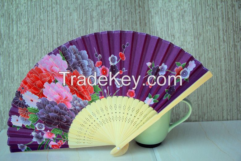 China Hand Fan Bamboo Material Hand Fan