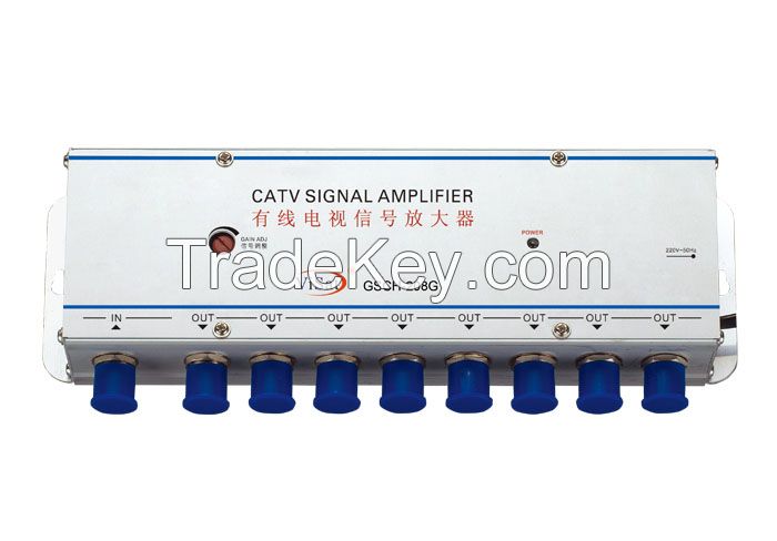 CATV 8-way Splitter Amplifier