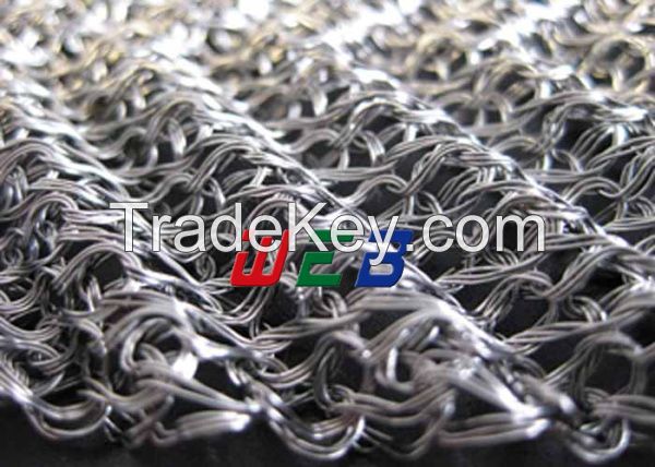 Factory Supply HR SS Knitted Wire Mesh For Airbag Stamping Pad