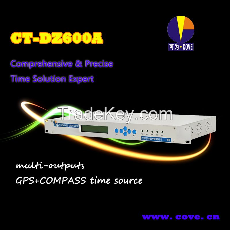 COVE CT-DZ600A NTP Time Server GPS Synchronized Clock with LCD Display used in smart grid power plant electric industry