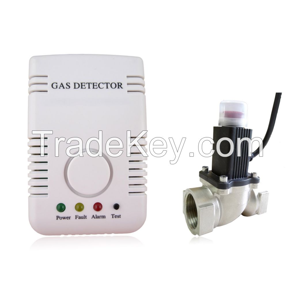 Smart Personal Household Independent Combustible Gas Detector With Network Auto Fire Security Equipment Alarm  Sensor Product Manufacturer