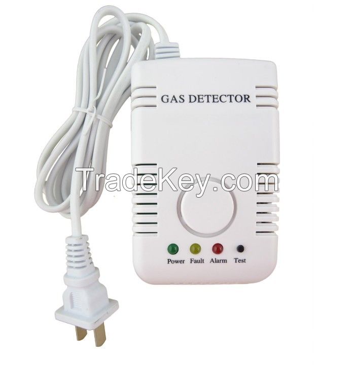 Household Toxic Combustible Gas Detector Analyzers Instruments Fire Alarm Detection For LPG Natural Gas Leakage