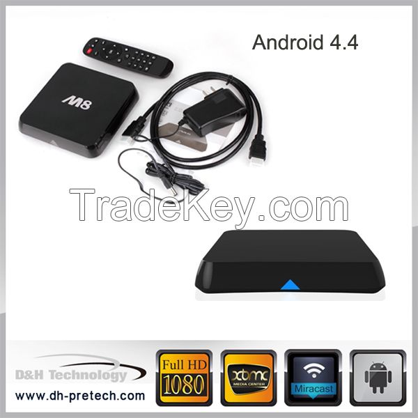 wholesale smart tv set top box amlogic s802 H.265 4k/2k quad core android smart tv box android 4.4.2