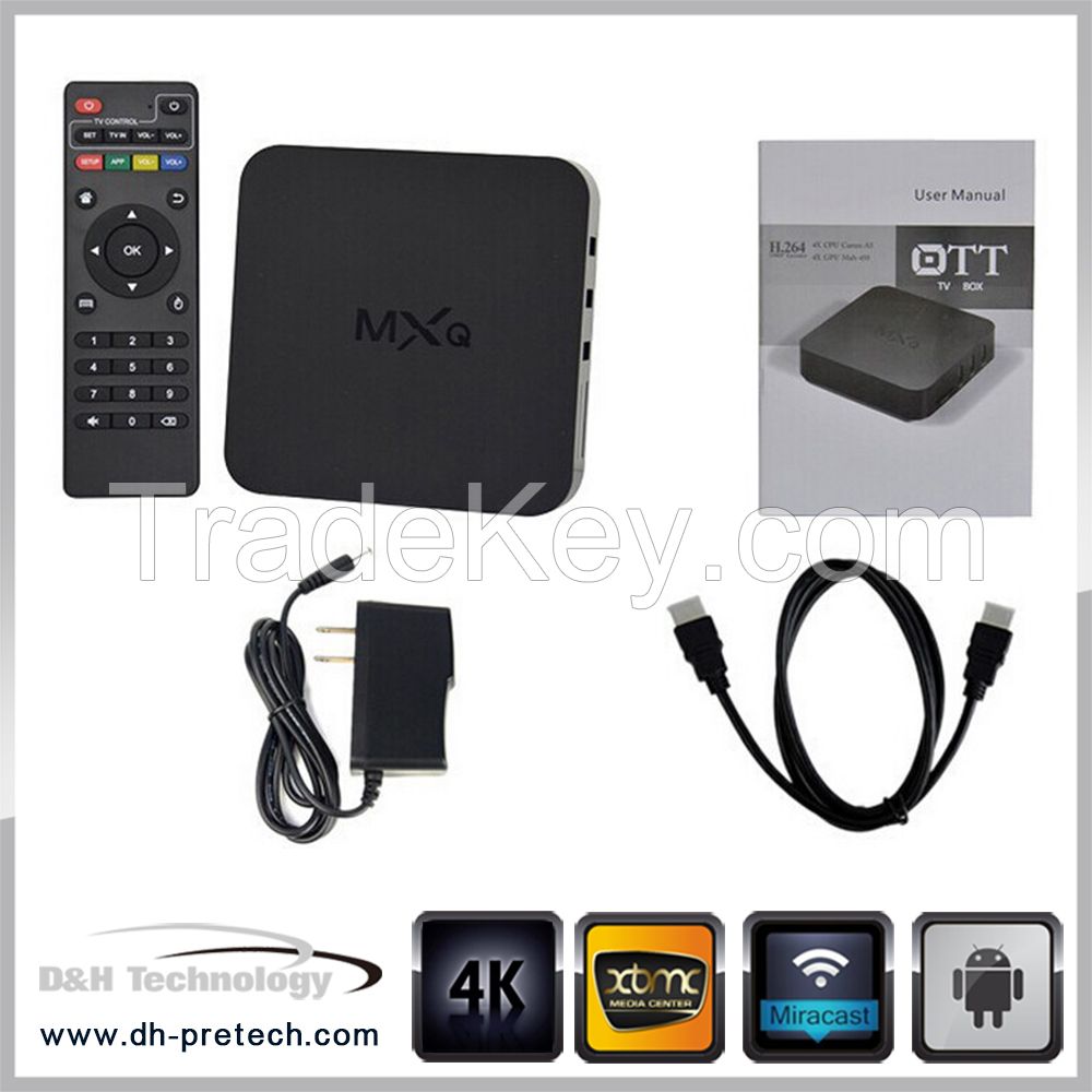 Latest smart internet on tv smart tv box xbmc android 4.4 kitkat quad core smart root access android smart tv box