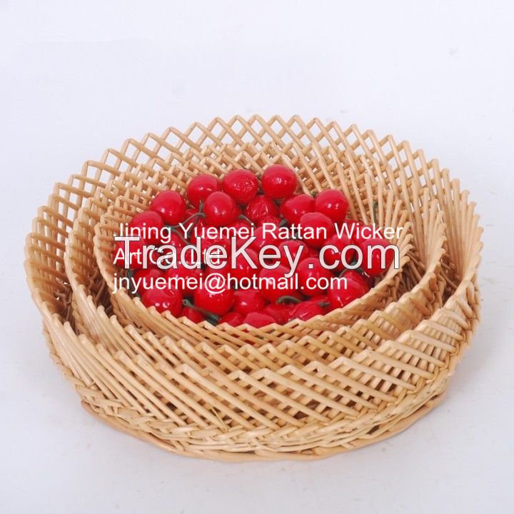 wicker storage basket wicker basket wicker fruit basket