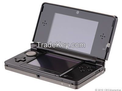 Handheld game System touch screen for 3DS Black