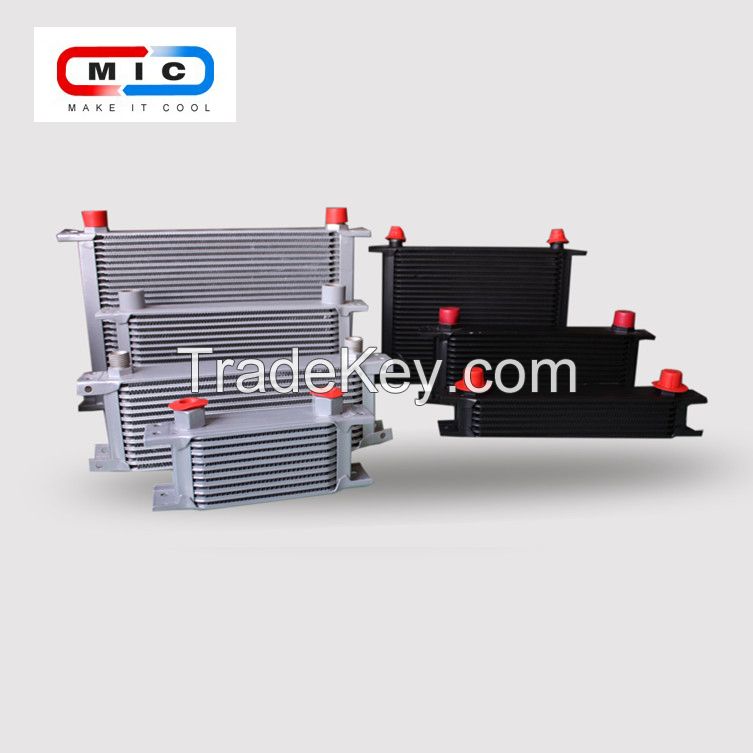 mocal style stacked plate oil cooler