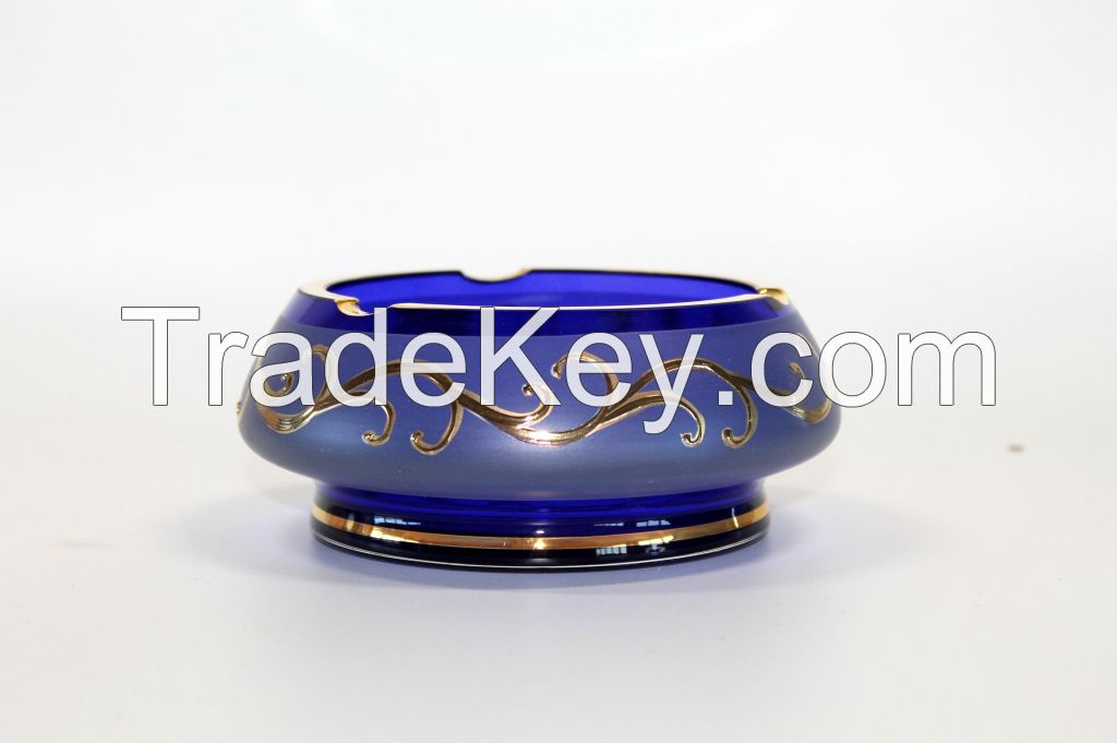 Bohemia Glass Ashtray